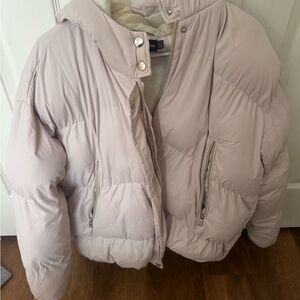 PrettyLittleThing Blush Puffer Jacket